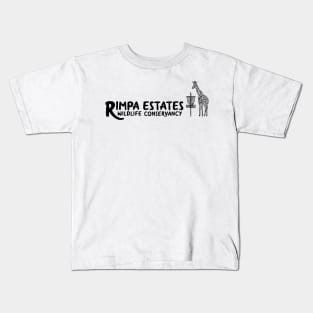 Rimpa Disc Golf, BLACK PRINT Kids T-Shirt